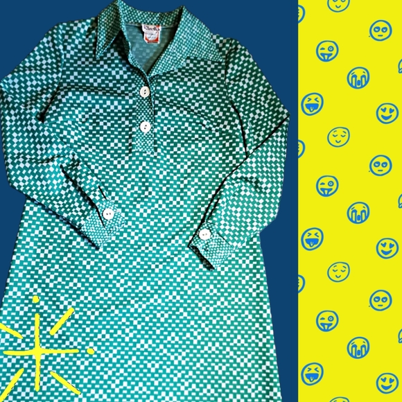 Vintage 1960s KARELIA OF FINLAND mod A-line dress - Picture 2 of 5